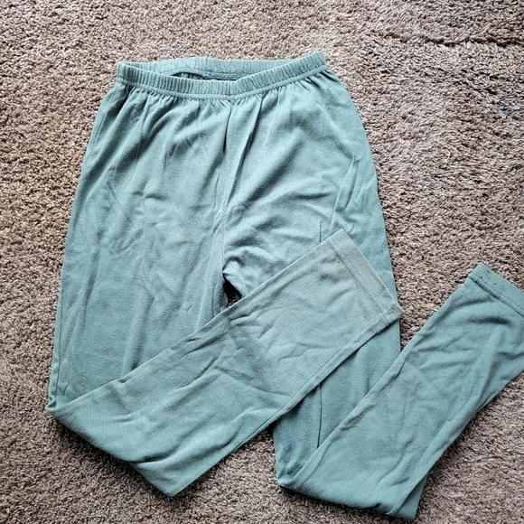Styles To Go Vintage Green Skinny Sweatpants Lightweight Woman's Size Small - Picture 1 of 9
